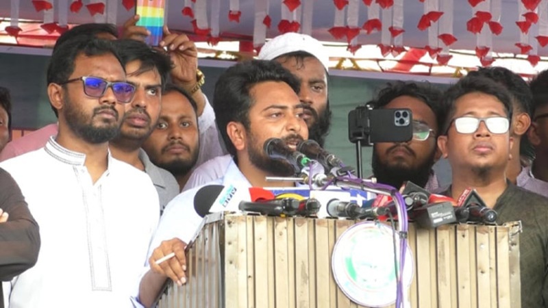 গণ-অভ্যুত্থান না হলে নির্বাচন হতো না: জামালপুরে নাহিদ ইসলাম